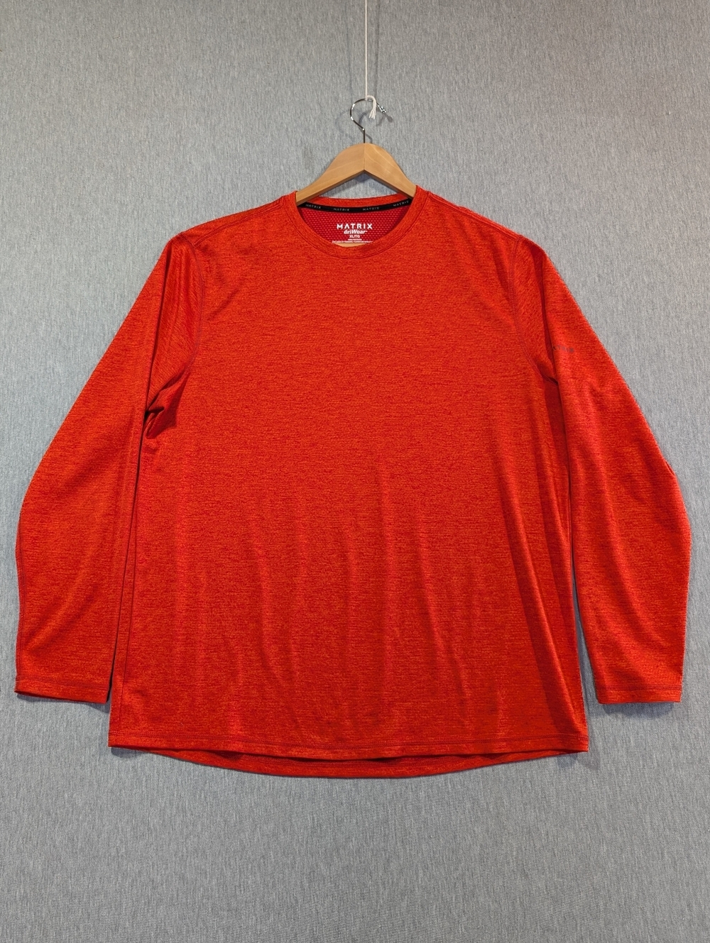 Matrix Base Layer Golf T-Shirt Men's XL Burnt Orange driWear